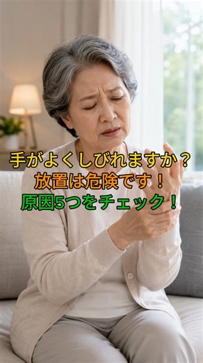 手がよくしびれますか？放置は危険！原因5つをチェック！