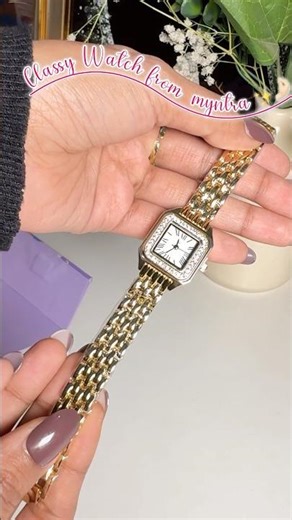 ASMR Classy Watch ✨Unboxing #shorts #watches #myntrahaul #shortsbeta
