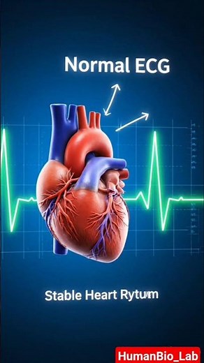 ECG Basics Part 1 | Normal Heart Rhythm #ecg #medicalscience #bio #3dmedicalanimation