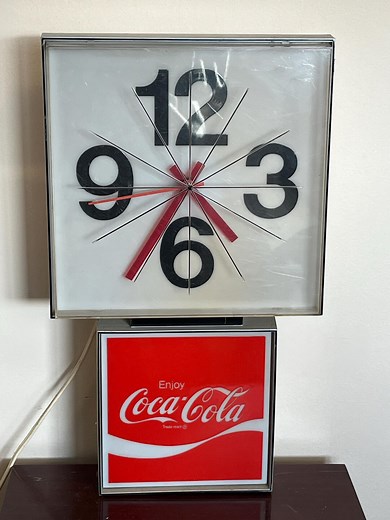 Vintage Coca-cola Wall Clock, Retro Coca-cola Sign, Hanging Advertisement, Classic Coke Décor, Vintage Wall Art - Etsy