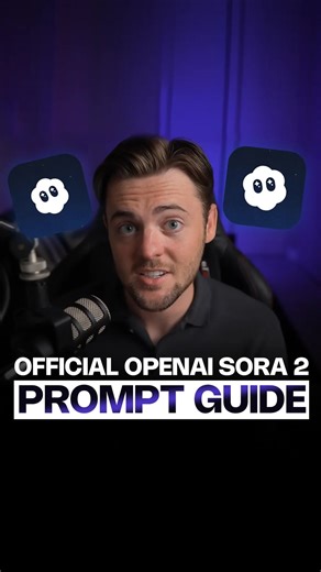 Comment “SORA” to get this Sora prompting guide. Struggling to get consistent results from Sora? Your prompts might be the problem. OpenAI just dropped the official Sora 2 Prompting Guide—and it breaks down exactly what to say to get stunning video outputs. 1. It teaches you how to describe your style clearly 2. Adds structure with detailed scene and subject descriptions 3. Covers technical tips like camera settings and lighting styles 4. Shows how to guide the action with clarity 5. Includes li