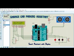 Garage Car Parking Assistant | Car parking System | garage vehicle park assist proteus