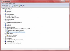 Teredo Tunneling Pseudo Interface Driver