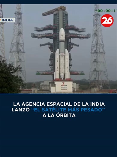 India Lanza Su Satélite Más Pesado: BlueBird Block-2
