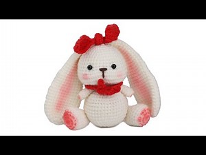 Rabbit-1：How to crochet Rabbit's head ？