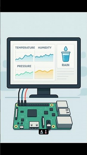 DIY Weather Station with Raspberry Pi 🌤️ | Real-Time Forecast from Home