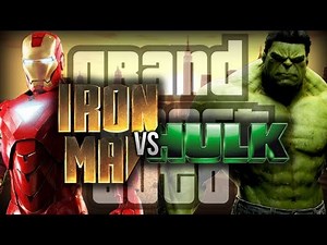 GTA 4: Iron Man VS Hulk! - (Funny Moments w/ Mods)