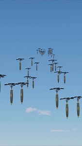 2.8K views · 89 reactions | Terrifying Drone Swarm Caught on Camera in Perfect Formation! | Eisuturo | Facebook