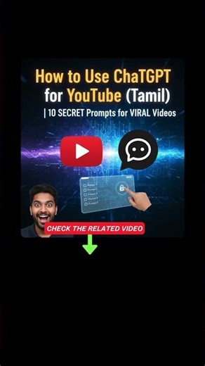 How to Use ChatGPT for YouTube (Tamil) | 10 Secret Prompts for Viral Videos | How to use Chatgpt