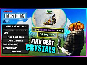 ⛰️ Mine a Mountain Script - FIND BEST CRYSTALS, ANTI DAMAGE, ESP