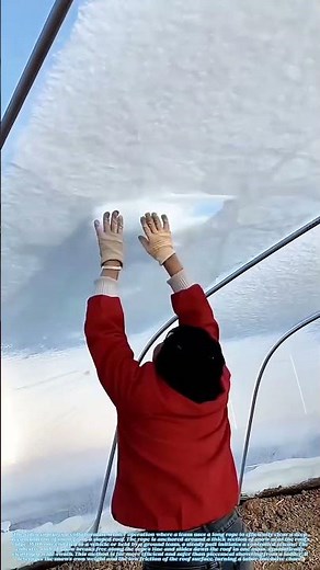 Roping the Roof: How a Simple Pull Clears Tons of Snow