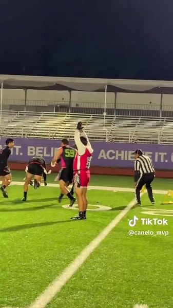 Swing abanica en flag football
