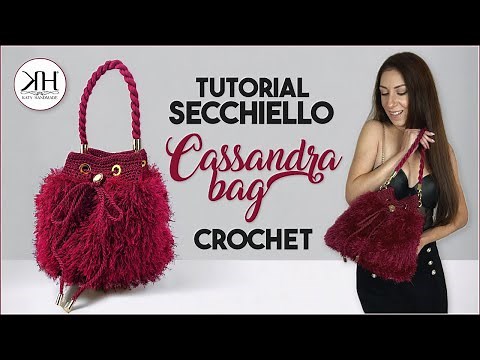 CROCHET BUCKET BAG TUTORIAL - "Cassandra" CROCHET BAG ❤️‍🔥