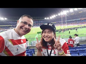 Incredible fans at Japan vs Scotland |日本対スコットランド ラグビー