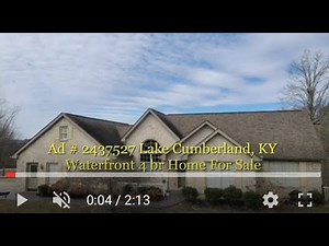 Custom Waterfront 4 br Home for Sale, Lake Cumberland KY