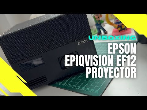 Epson EpiqVision EF12: Unboxing en español ¡Un nuevo proyector!
