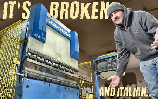 [Watch Wes Work] 我买了一台液化的45吨金属弯曲机器人