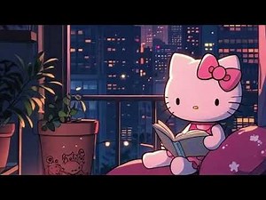 Cute Hello Kitty Wallpaper with relaxing lofi music