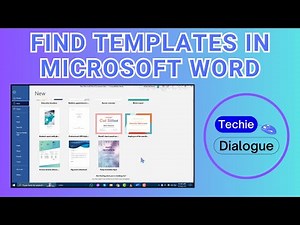 How to Find Templates in Microsoft Word