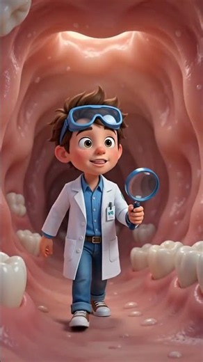 Microscopic Tour Inside Your Tooth 🔬 #science #anatomy
