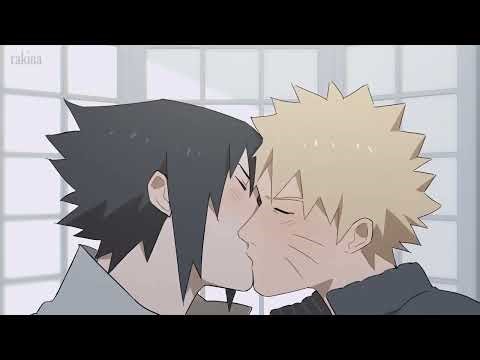 Naruto and Sasuke NaruSasu Fan Animation Fight and Kiss Scene | SasuNaru Wedding and Dance Animation