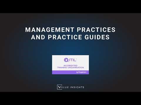 ITIL® (version 5) Foundation Exam Preparation Training | Practices and Practice Guides | eLearning