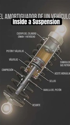 This is how a shock absorber works inside your vehicle