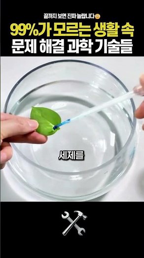 집에서 가능한 놀라운 과학실험 6가지