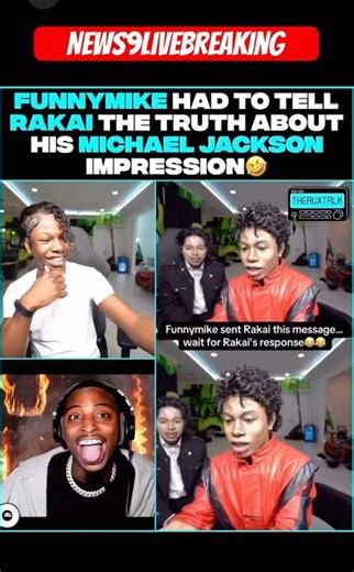 FunnyMike speaks on Rakai Michael Jackson outfit ￼#viralvideo #funny #trending #fyp #trendingshorts