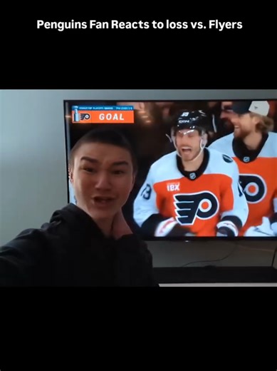 Penguins Fan Reacts to loss vs. Flyers! NHL Playoffs First Round Game 3 East #philadelphiaflyers #pittsburghpenguins #nhl #hockey #flyers