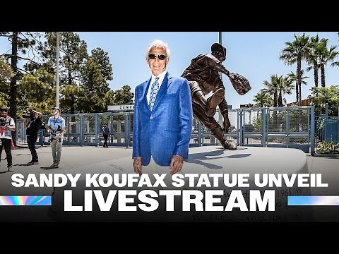 LIVE: Sandy Koufax statue unveiling at Dodger Stadium