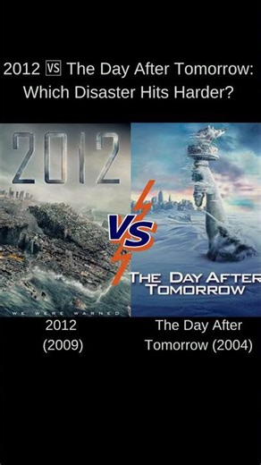 2012 🆚 The Day After Tomorrow