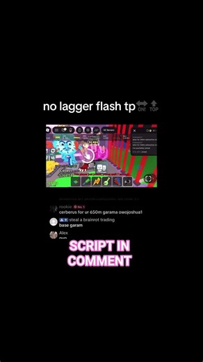 Insta + lagger + tp script in comment, Steal a brainrot ‎#roblox #stealabrainrot #script #sab #fyp