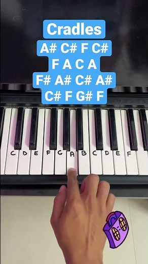 Beginners Must Learn - Cradles Easy Piano Notes #cradles #piano #cradlessuburban #pianotutorial