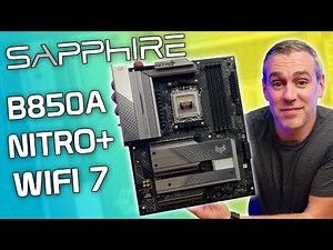 Sapphire B850A Nitro+ WiFi 7 Review [Gaming, Thermals, Power & VRMs Tested!]