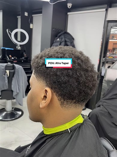 Afro Taper Hairstyle: The London Barber Experience