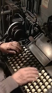 The XIX Century Linotype➡Text Composition and Printing #shorts #artisanal | Eugenio Monesma Documentaries