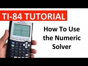 Using the Numeric Solver to Solve Equations in Quadratic Form (TI-84)