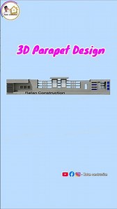 Modern 3D Parapet Wall Design | Stylish Balcony & Terrace Elevation Ideas | video n. 1151