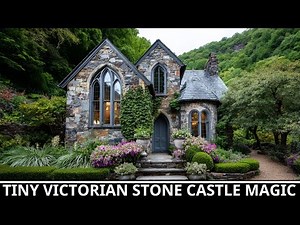 🏰 Tiny Victorian Stone Castle Design in a Garden | So Magical It Feels Impossible to Be Real!