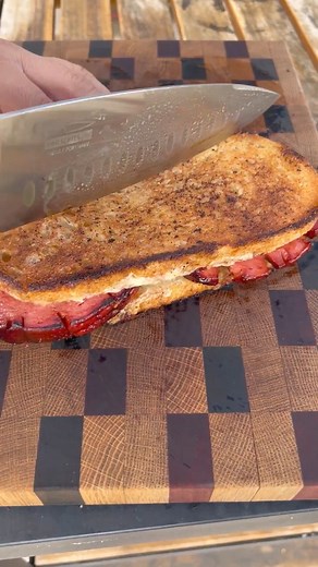 300K views · 1.4K reactions | Bologna sandwich | Miguels cookingwithfire | Facebook