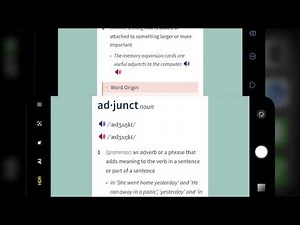 English Vocabulary: Adjunct (noun)