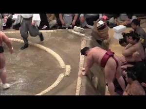豊響 vs 遠藤 2015大相撲五月場所6日目 Toyohibiki vs Endo SUMO