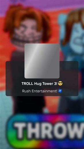 #roblox #trending troll hug tawer try this game and comment reply