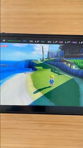 The legend of Zelda Windwaker HD 60 FPS with lossless scaling