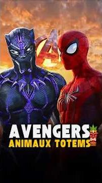 Les AVENGERS versions ANIMAUX TOTEMS ! 🐉 #marvel #avengers