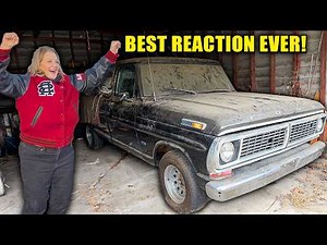 Restoring a Military Veteran’s Ford F100 Truck | Best Reaction We've EVER Filmed!