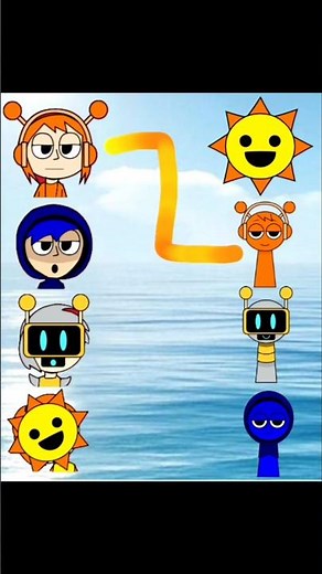 The Sprunki match game! Human form to Sprunki form