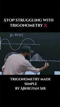 Stop Struggling with Trigonometry: The Secret Behind the Sine Graph!