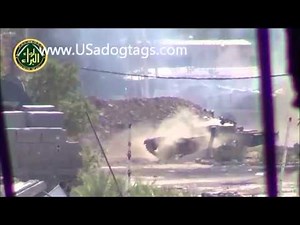 Tank firing at camera